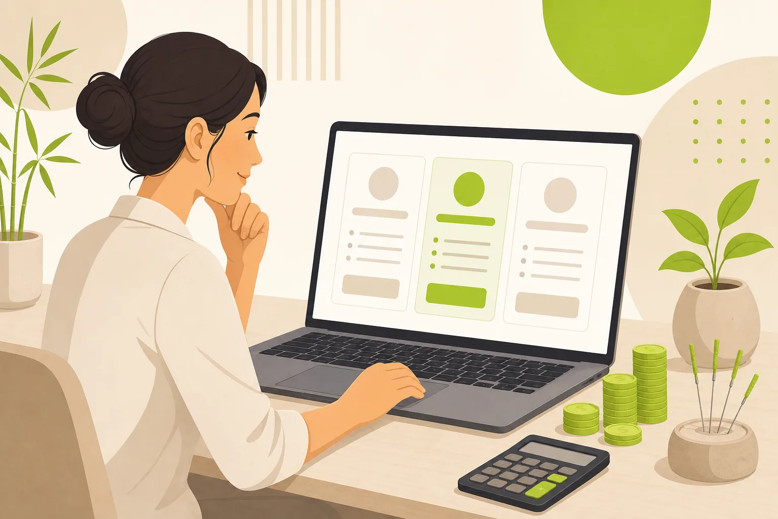 Illustration: How Much Does an Acupuncturist Website Cost?