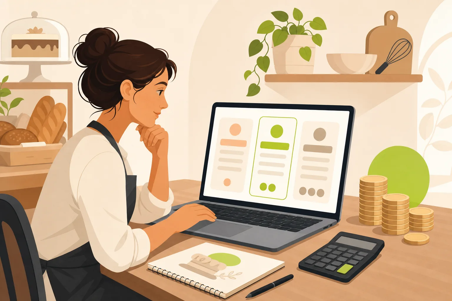 Illustration: How Much Does a Bakery Website Cost?