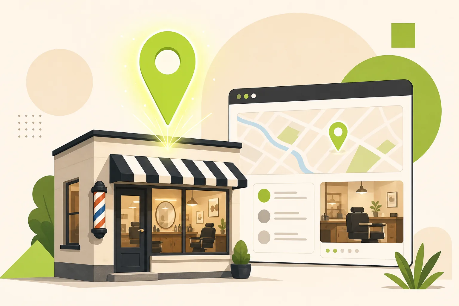 Illustration: Is Google Business Profile Enough for a Barber Shop?