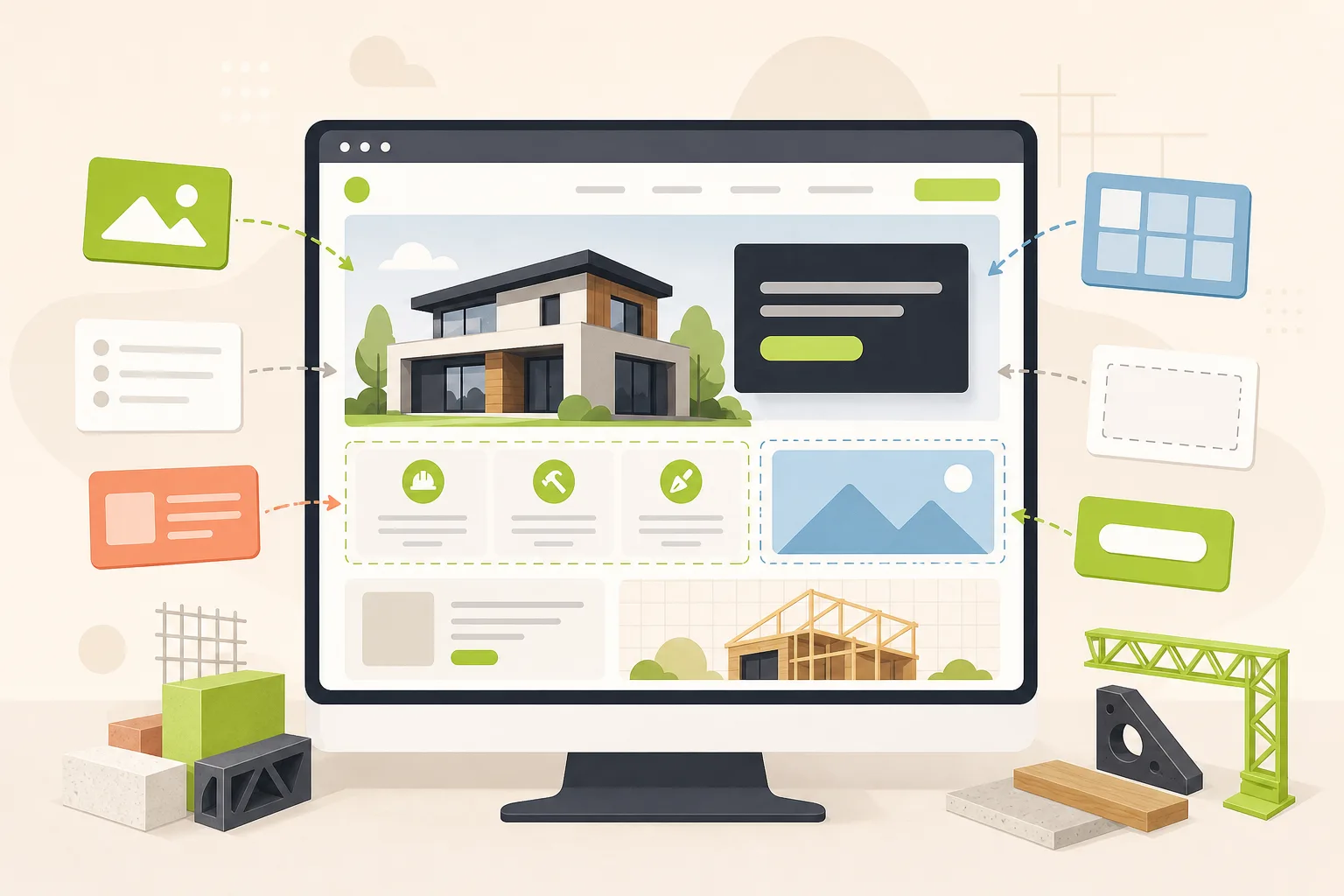 Illustration: Best Website Builder for a General Contractor