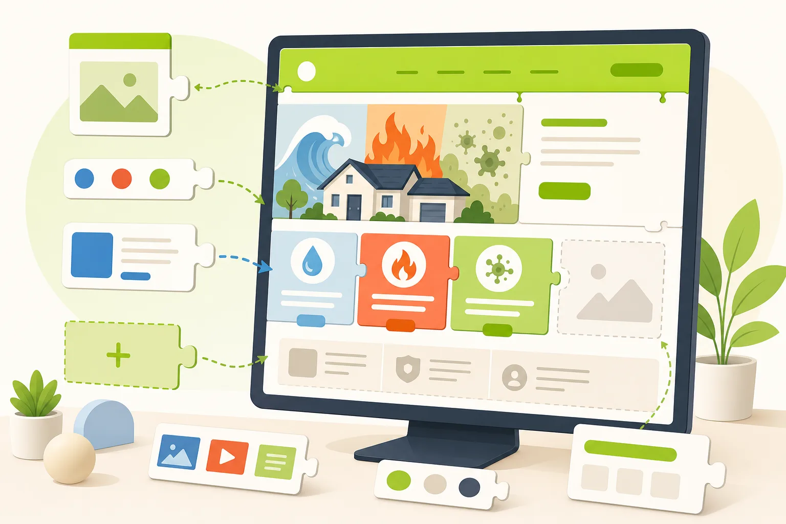 Illustration: Best Website Builder for a Restoration Company