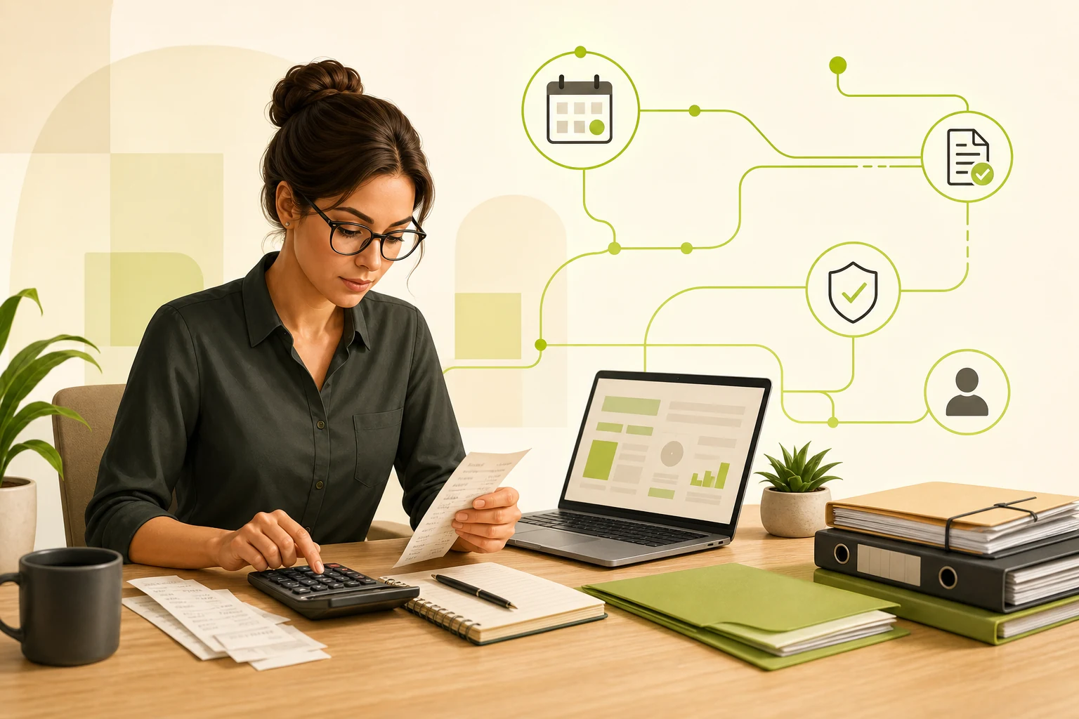 Illustration: What a Bookkeeping & Tax Prep Website Needs to Win Local Customers