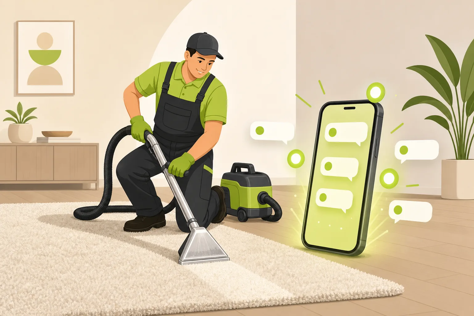 Illustration: Is a Website Worth It for a Carpet Cleaner?