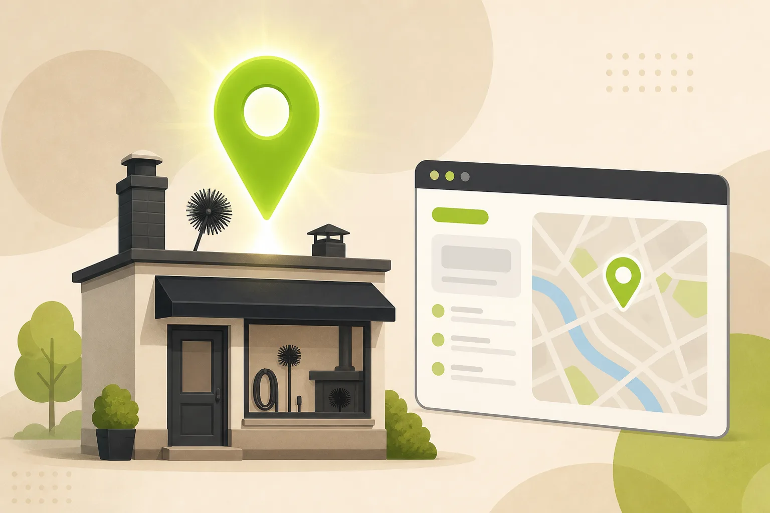 Illustration: Is Google Business Profile Enough for a Chimney Sweep?