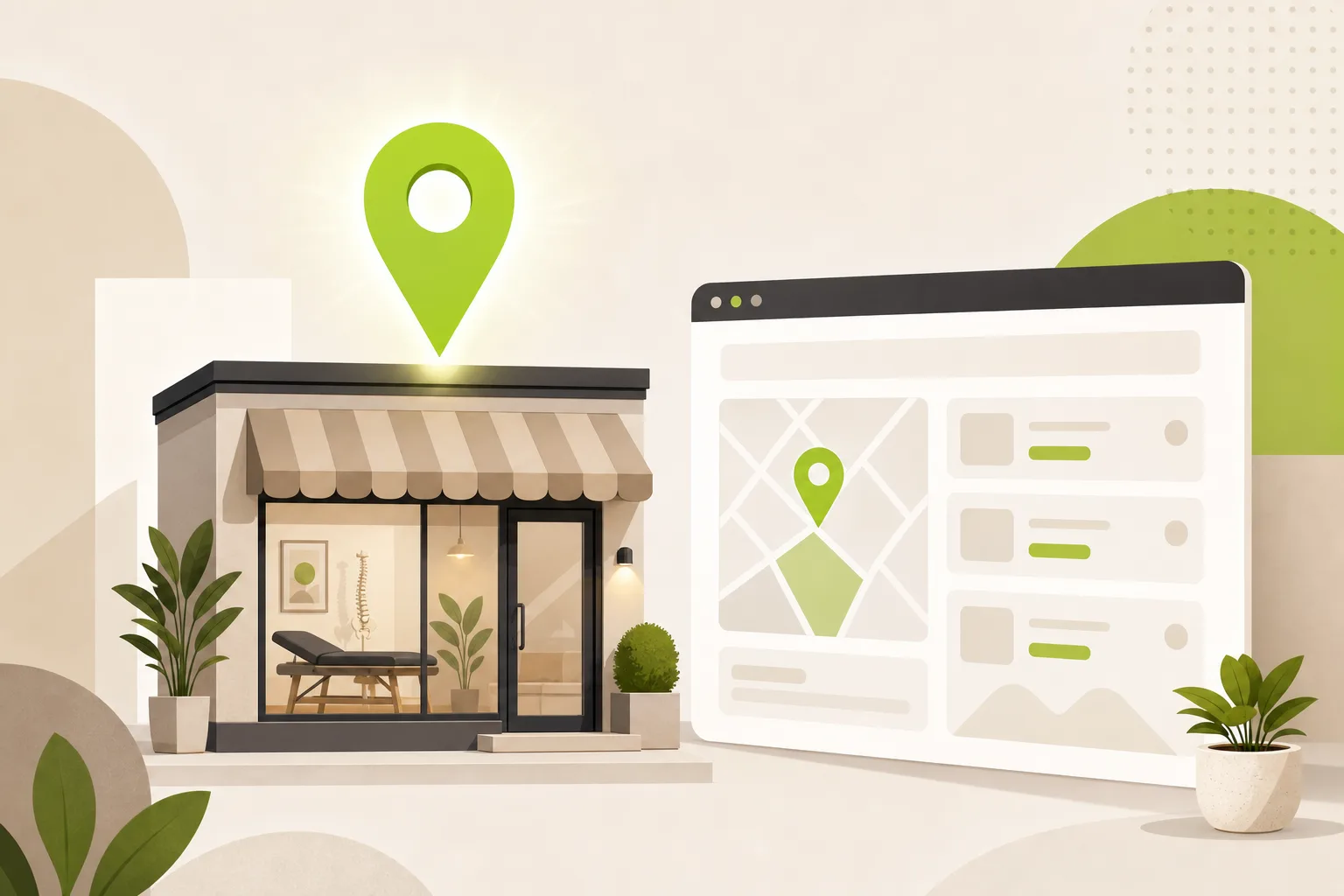 Illustration: Is Google Business Profile Enough for a Chiropractor?