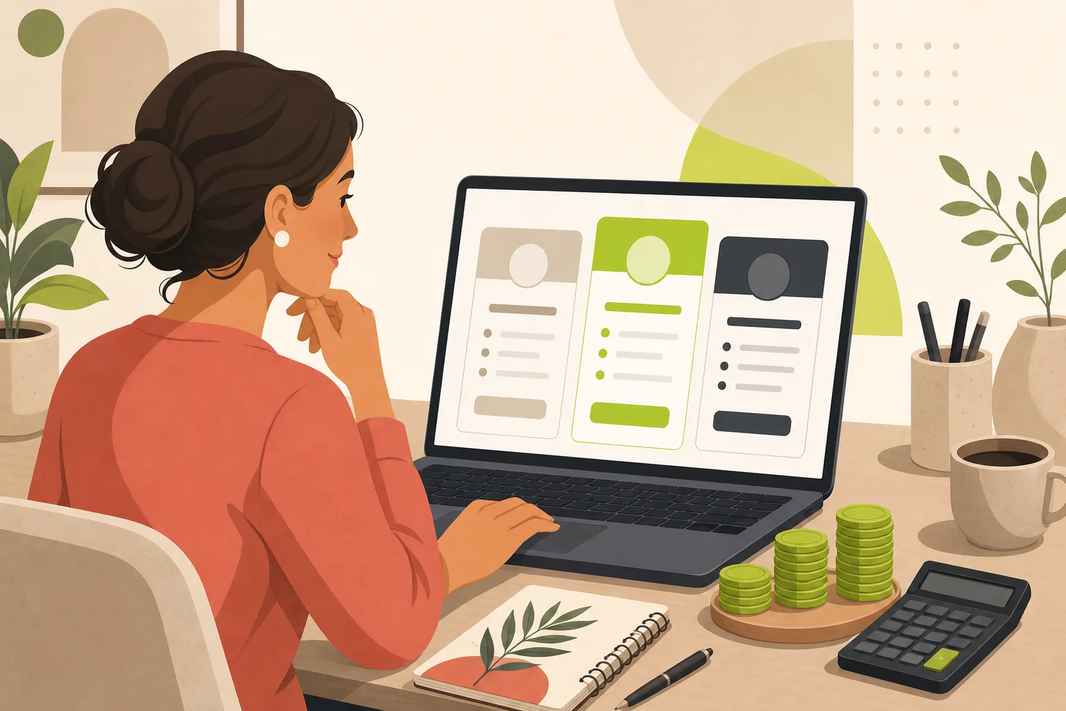 Illustration: How Much Does a Therapist Website Cost?