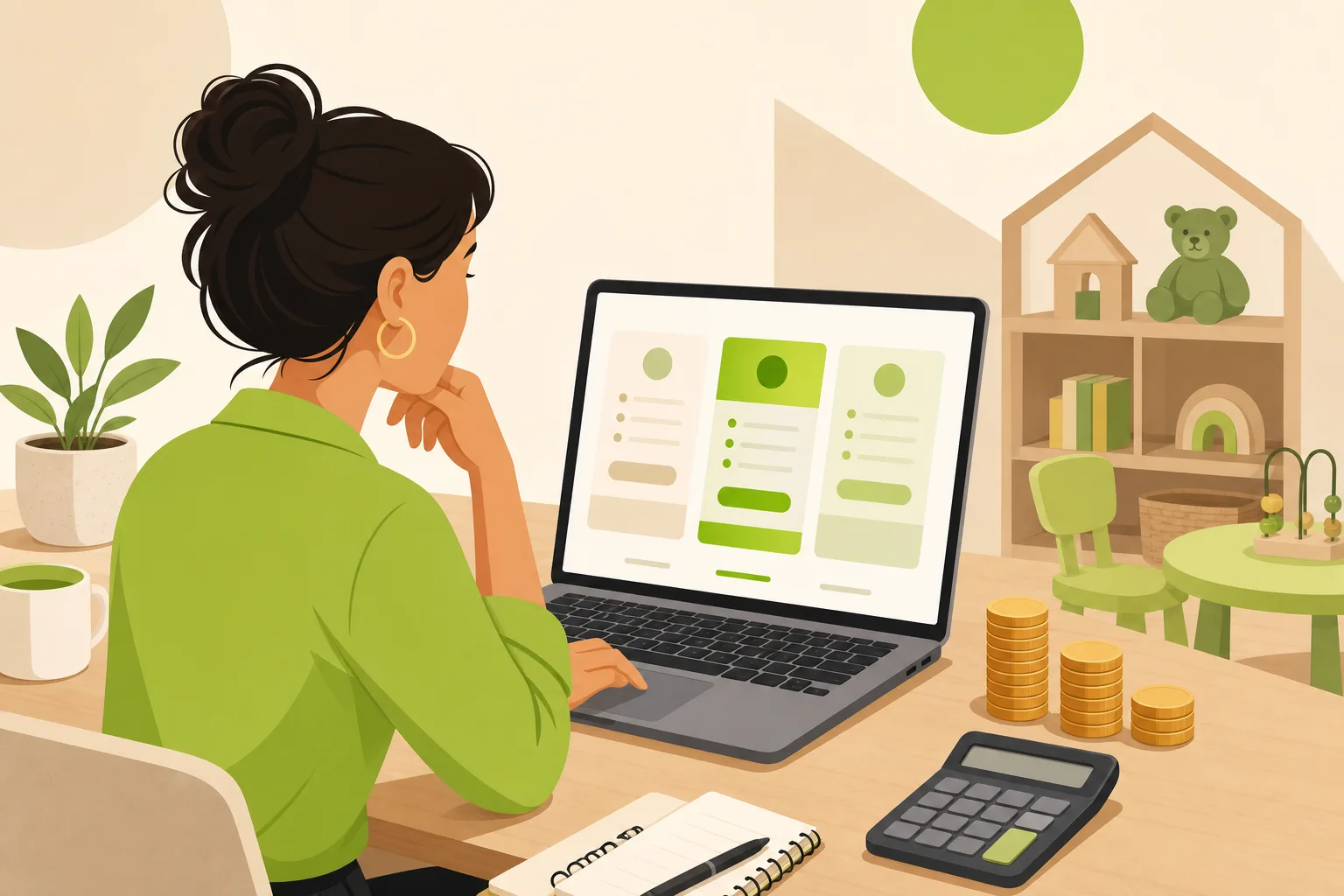 Illustration: How Much Does a Daycare Website Cost?