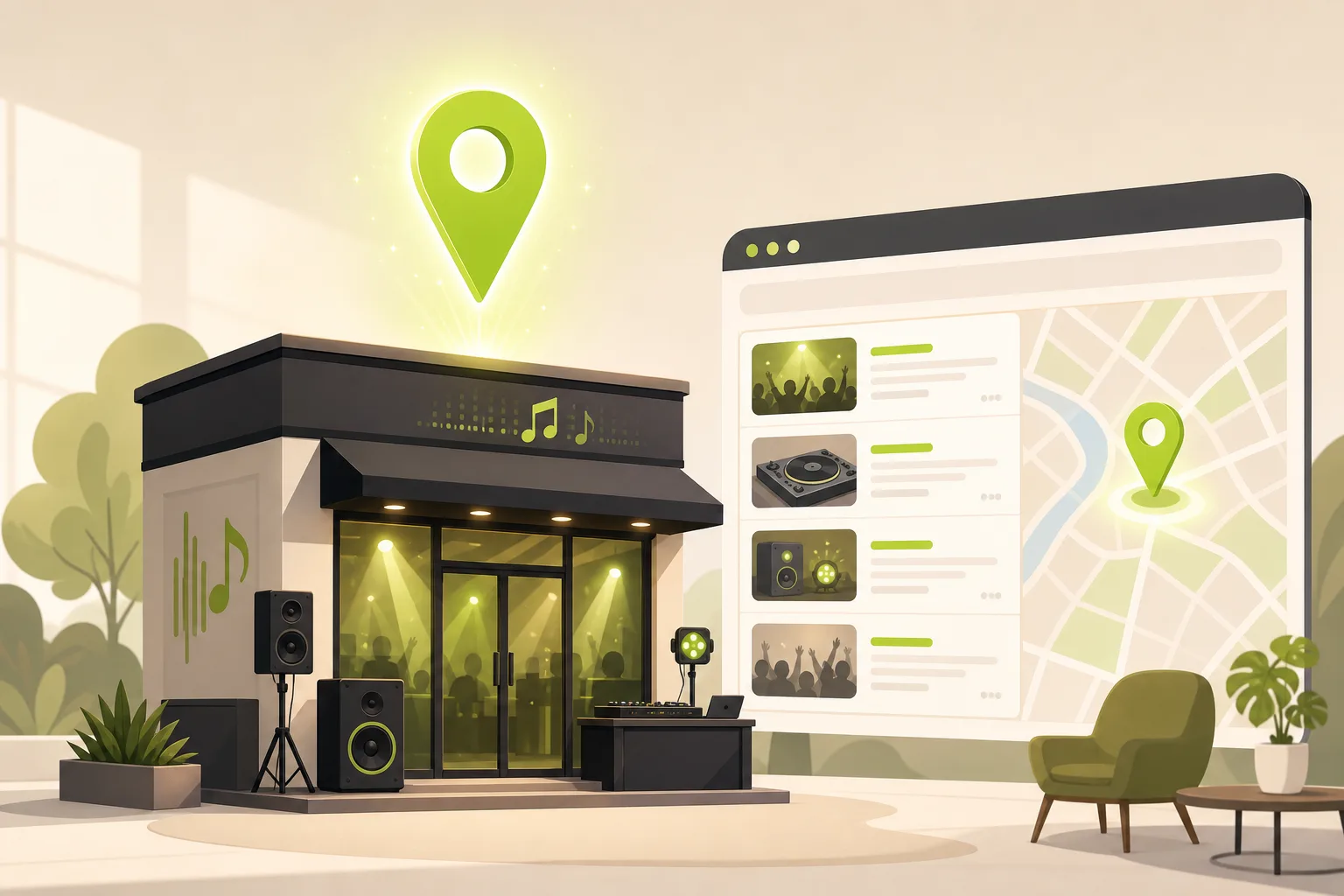 Illustration: Is Google Business Profile Enough for a DJ?