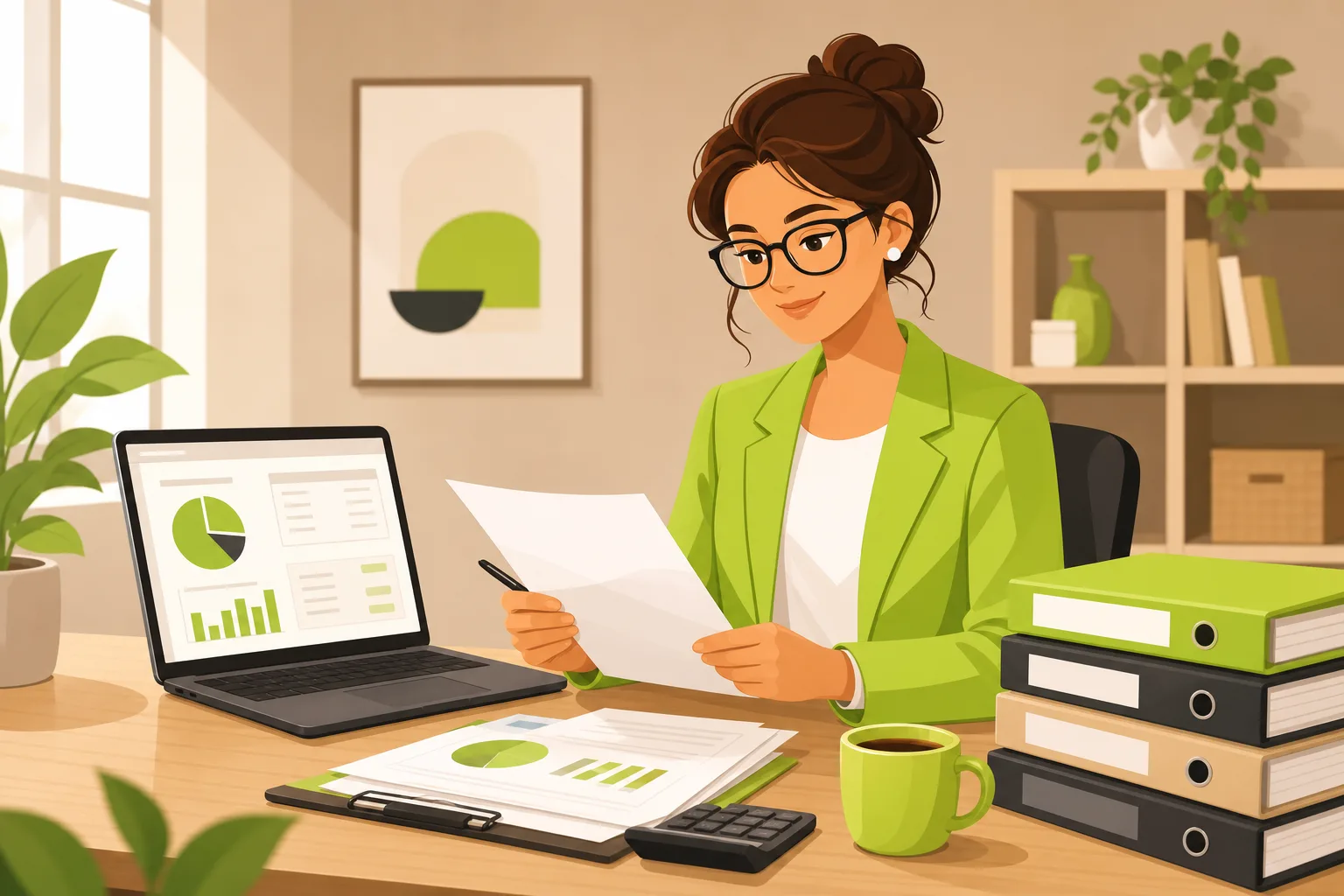 Illustration: What a Bookkeeping & Tax Prep Website Needs to Win Local Customers