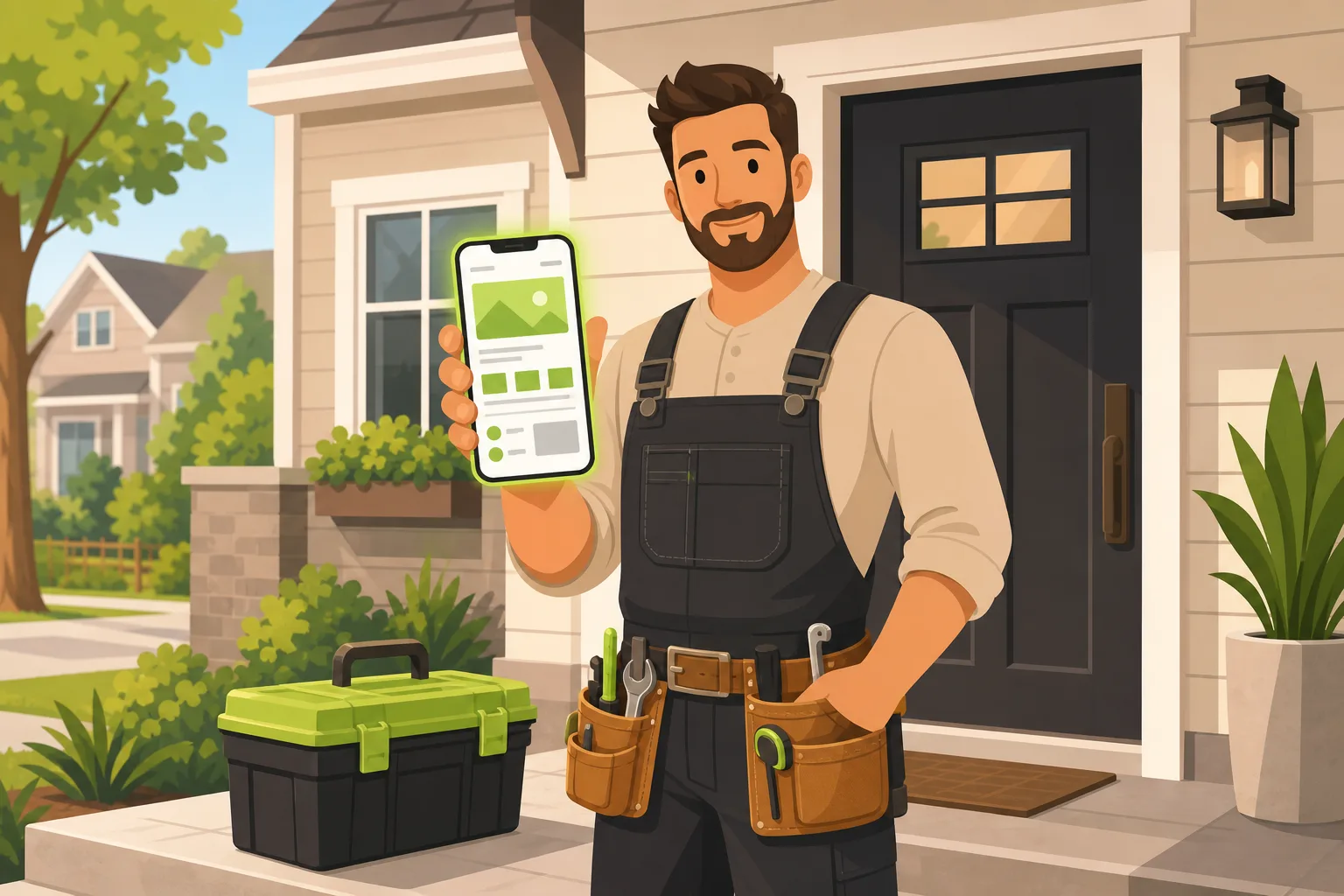 Illustration: Do Handymen Need a Website When Referrals Pay the Bills?