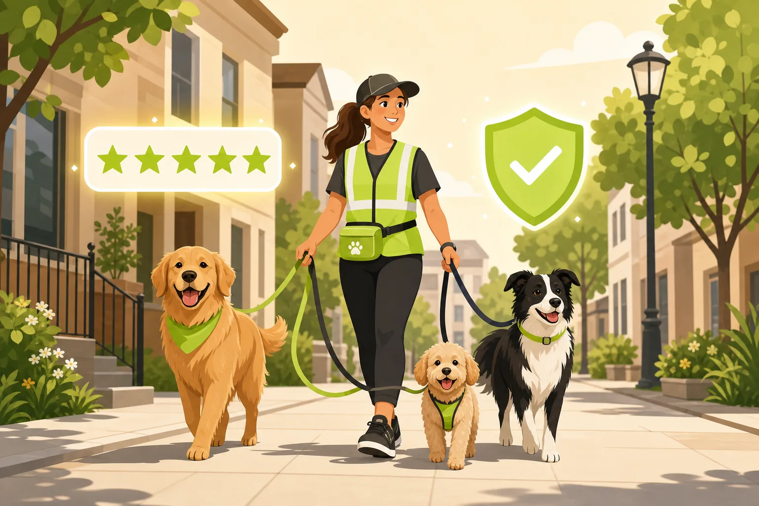 Illustration: What a Pet Sitting Website Needs to Win Local Customers