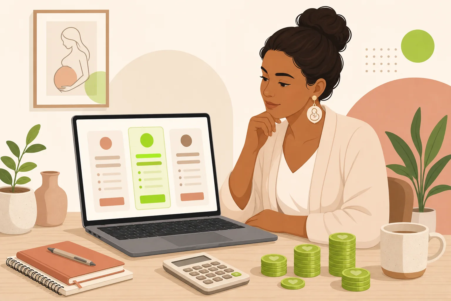Illustration: How Much Does a Doula Website Cost?
