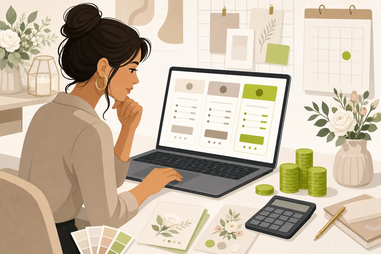 Illustration: How Much Does an Event Planner Website Cost?