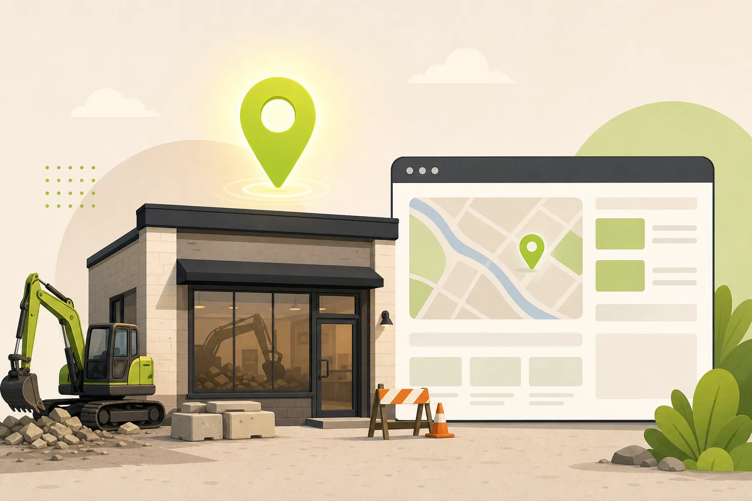 Illustration: Is Google Business Profile Enough for an Excavation Contractor?