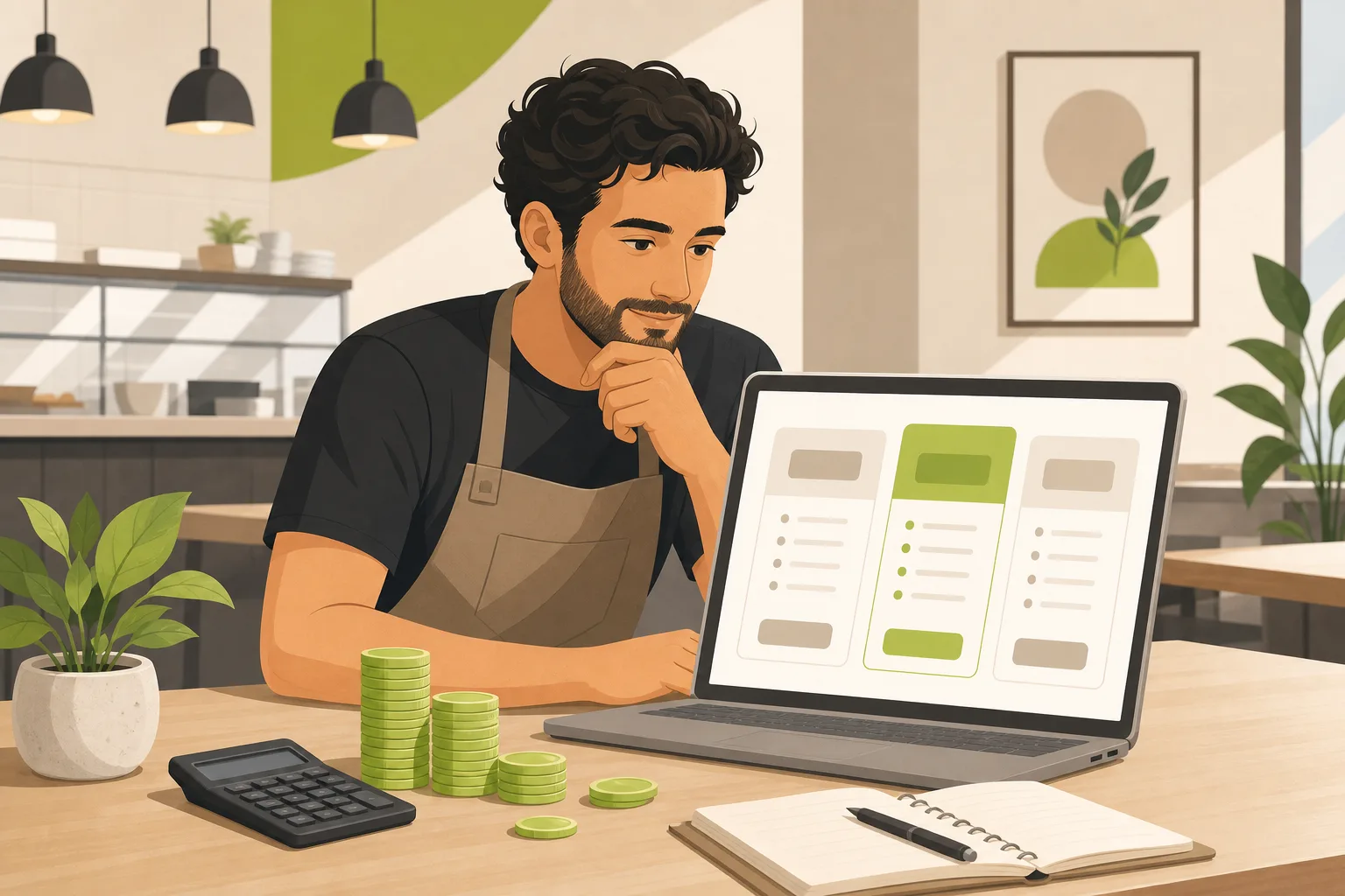 Illustration: How Much Does a Fast-Casual Restaurant Website Cost?
