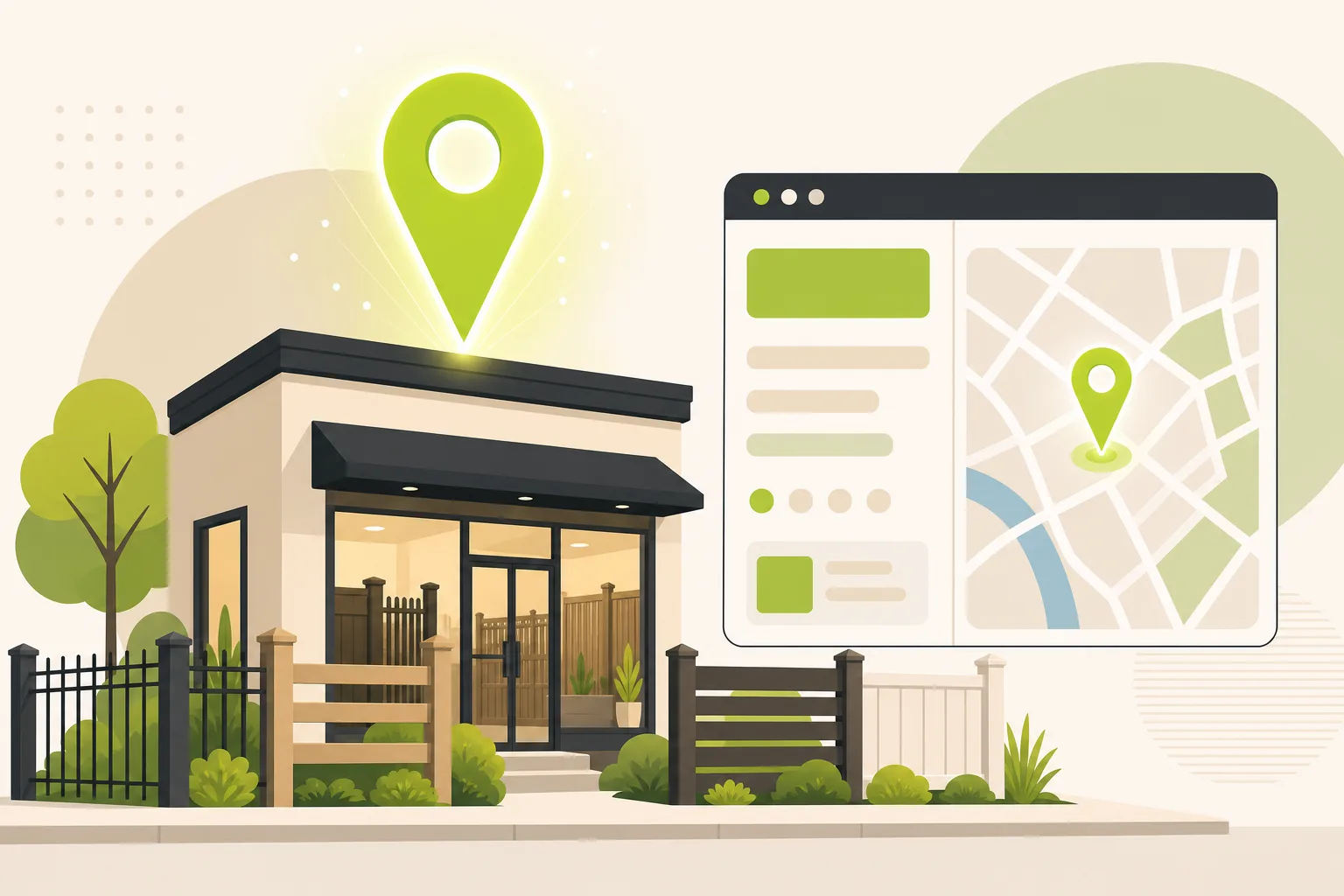 Illustration: Is Google Business Profile Enough for a Fence Installer?