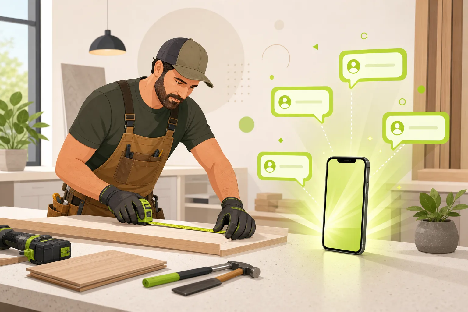 Illustration: Is Google Business Profile Enough for a Flooring Installer?