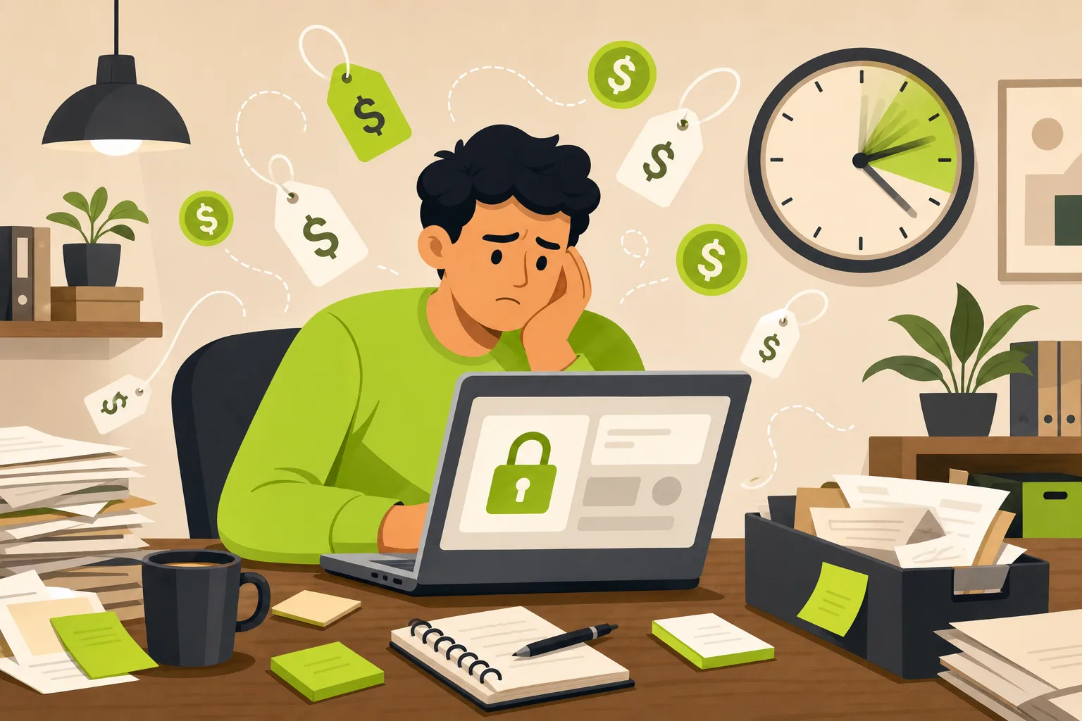 Illustration: What 'Free' Website Builders Actually Cost Your Business