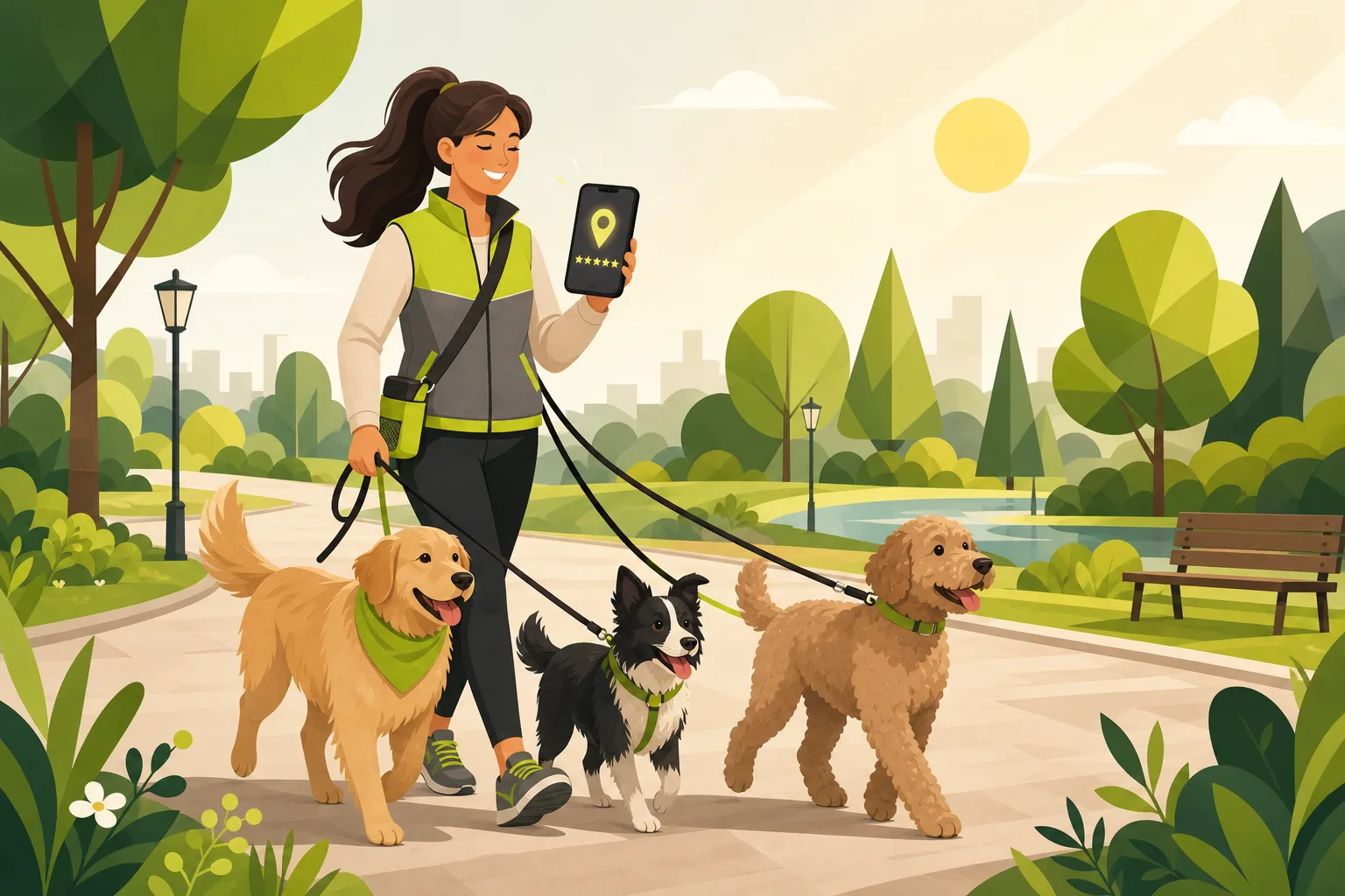 Illustration: Is Google Business Profile Enough for Dog Walkers?