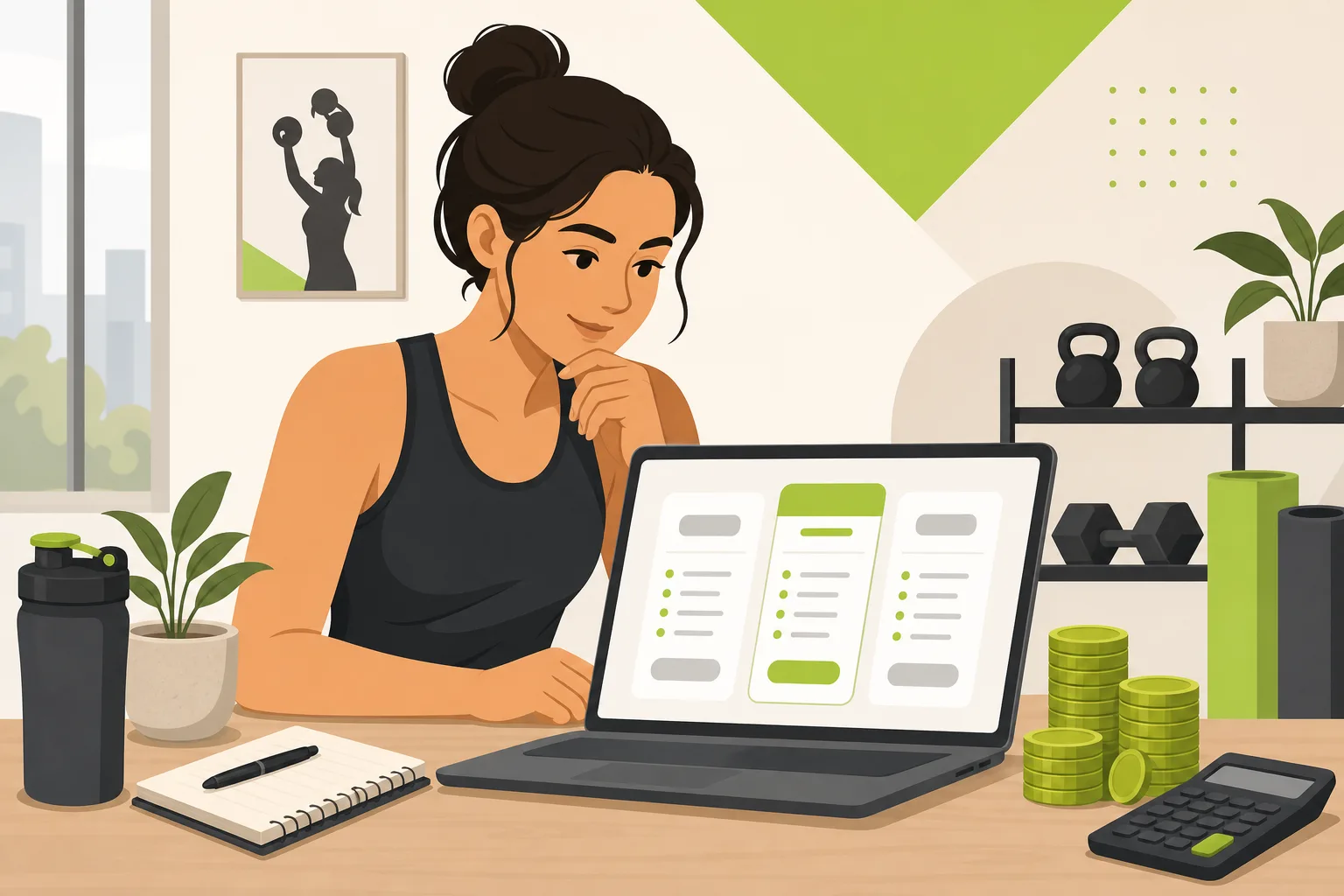 Illustration: How Much Does a Gym Website Cost?