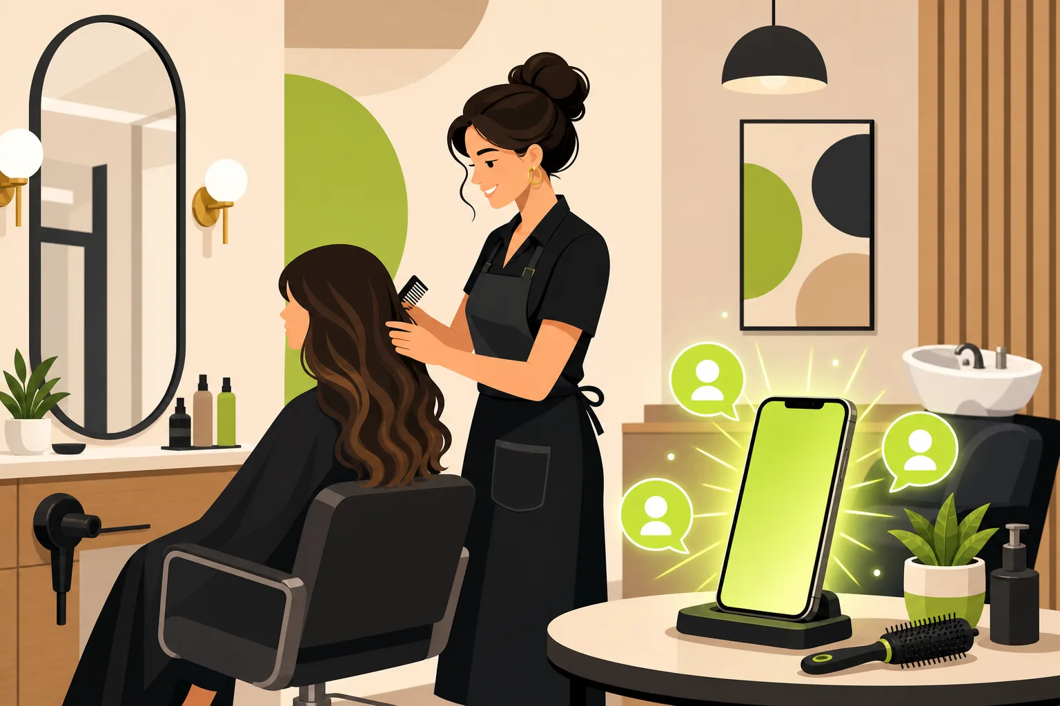 Illustration: Is a Website Worth It for a Hair Salon?
