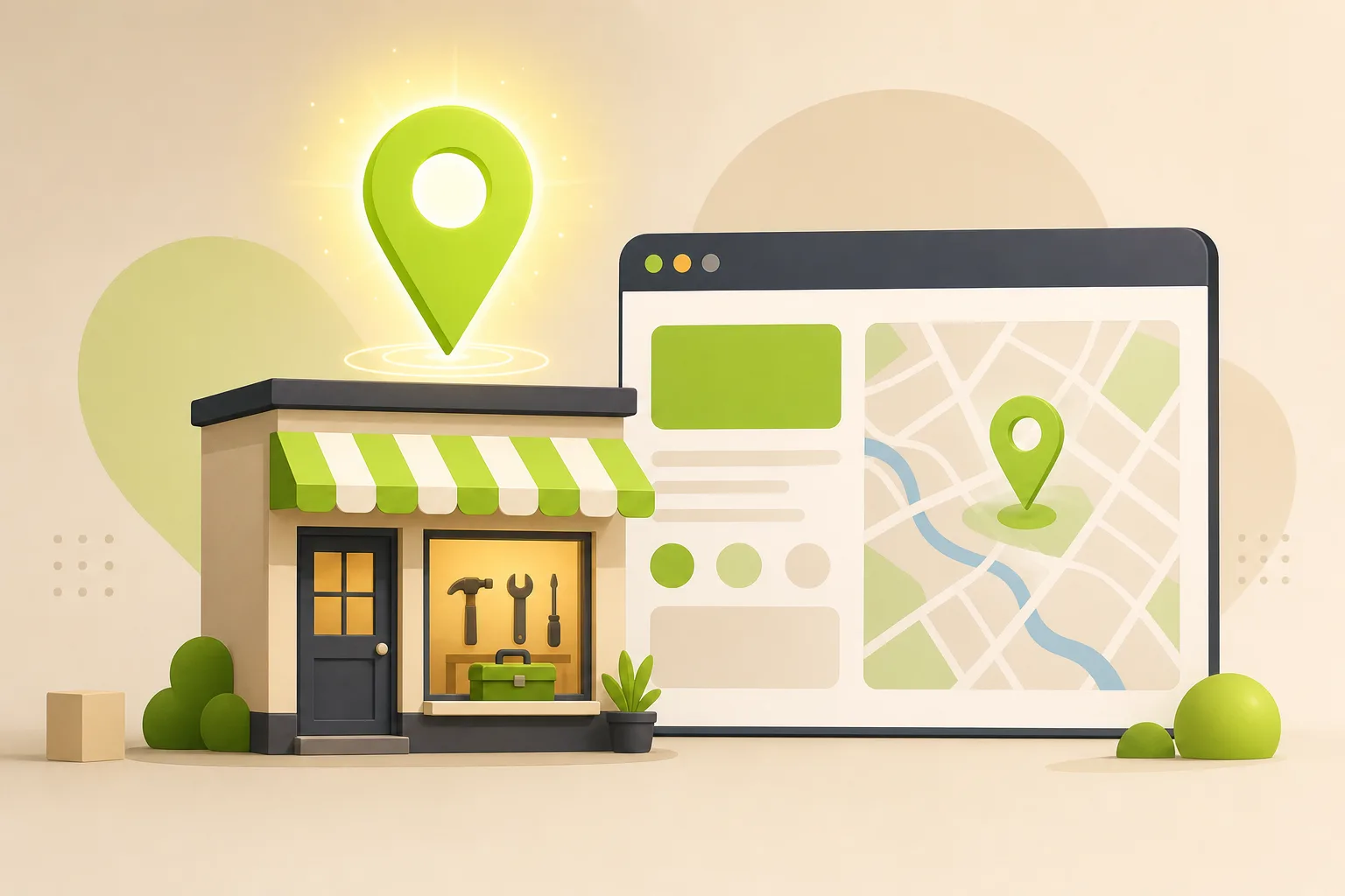Illustration: Is Google Business Profile Enough for a Handyman?