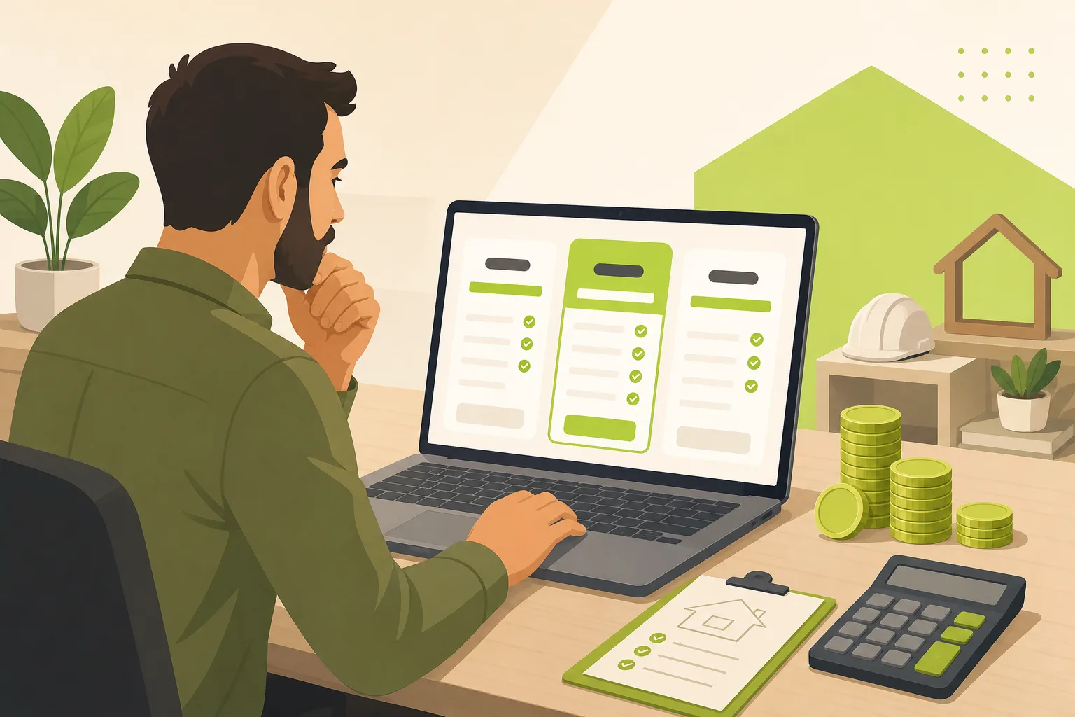 Illustration: How Much Does a Home Inspector Website Cost?