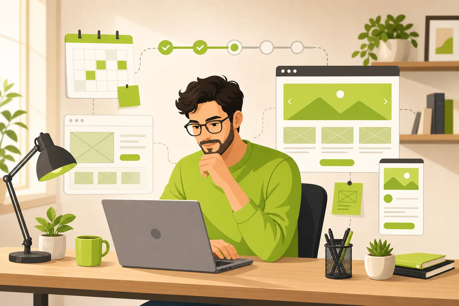 Illustration: How Long Does It Take to Build a Small Business Website?