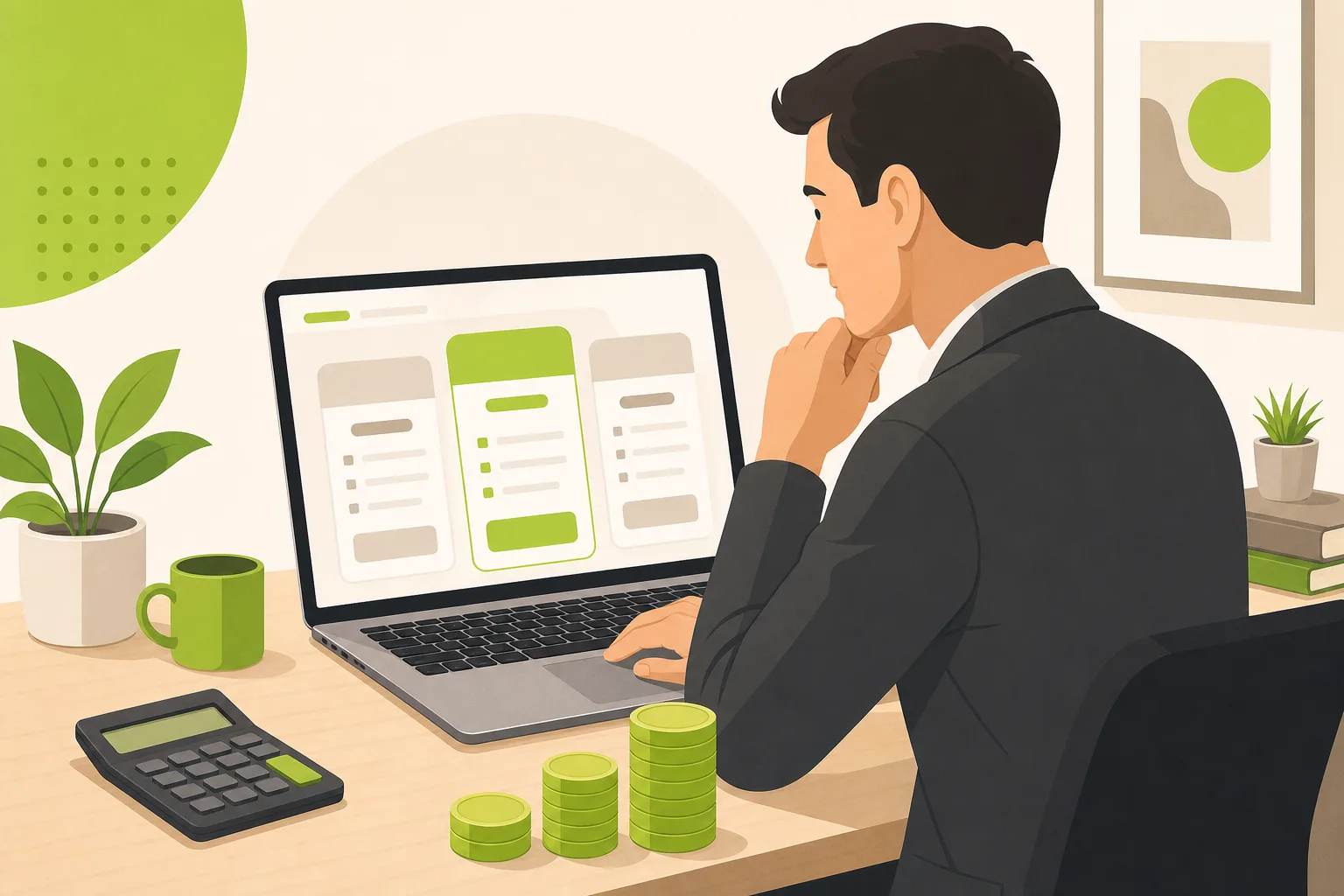 Illustration: How Much Does an Insurance Agent Website Cost?