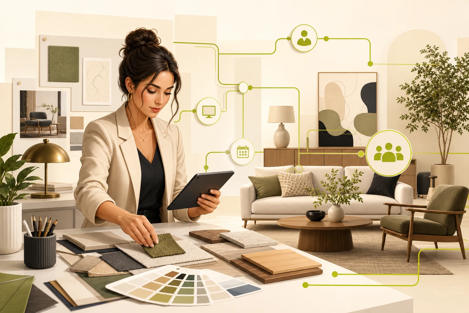 Illustration: What a Interior Design Website Needs to Win Local Customers