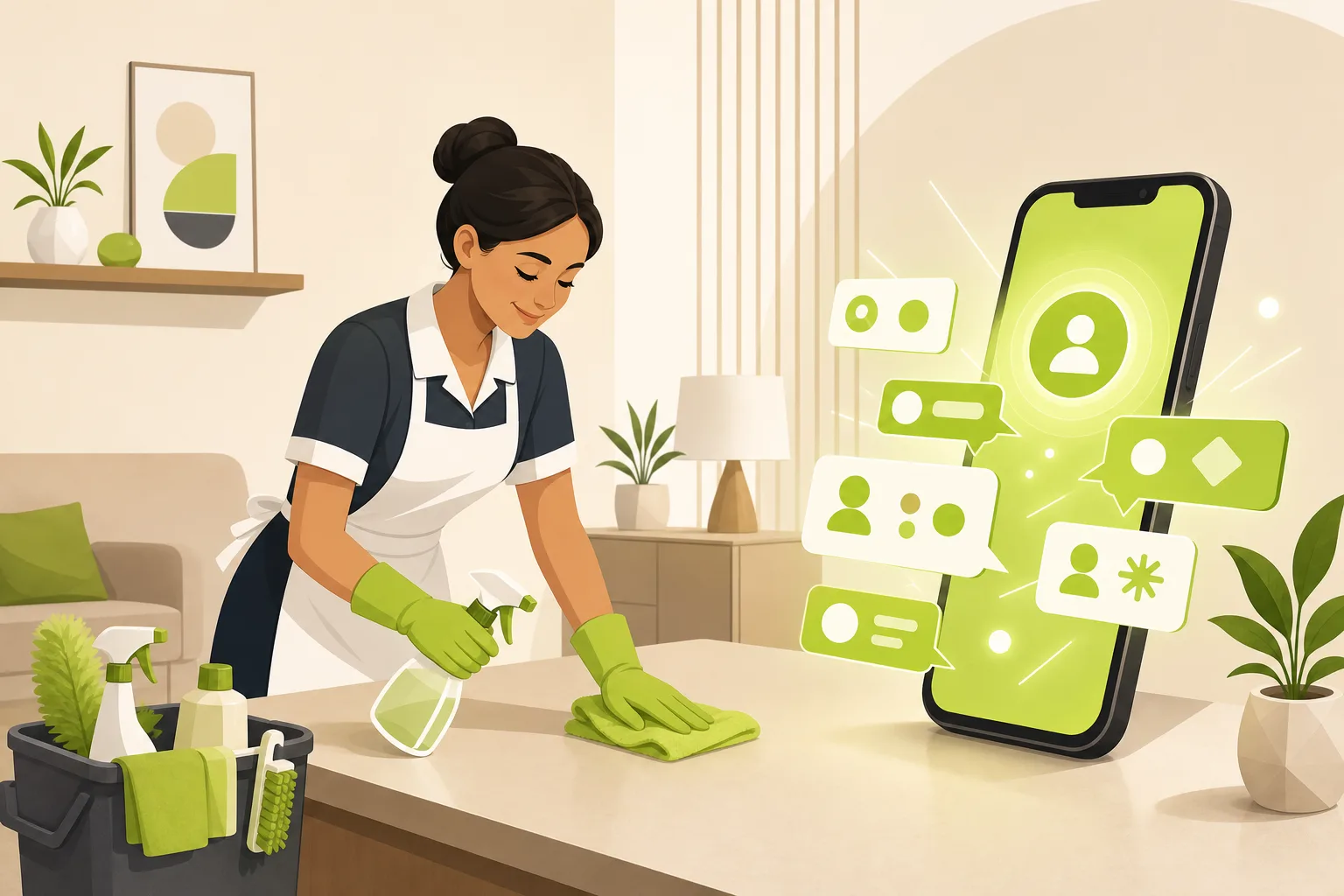 Illustration: Is a Website Worth It for a Maid Service?
