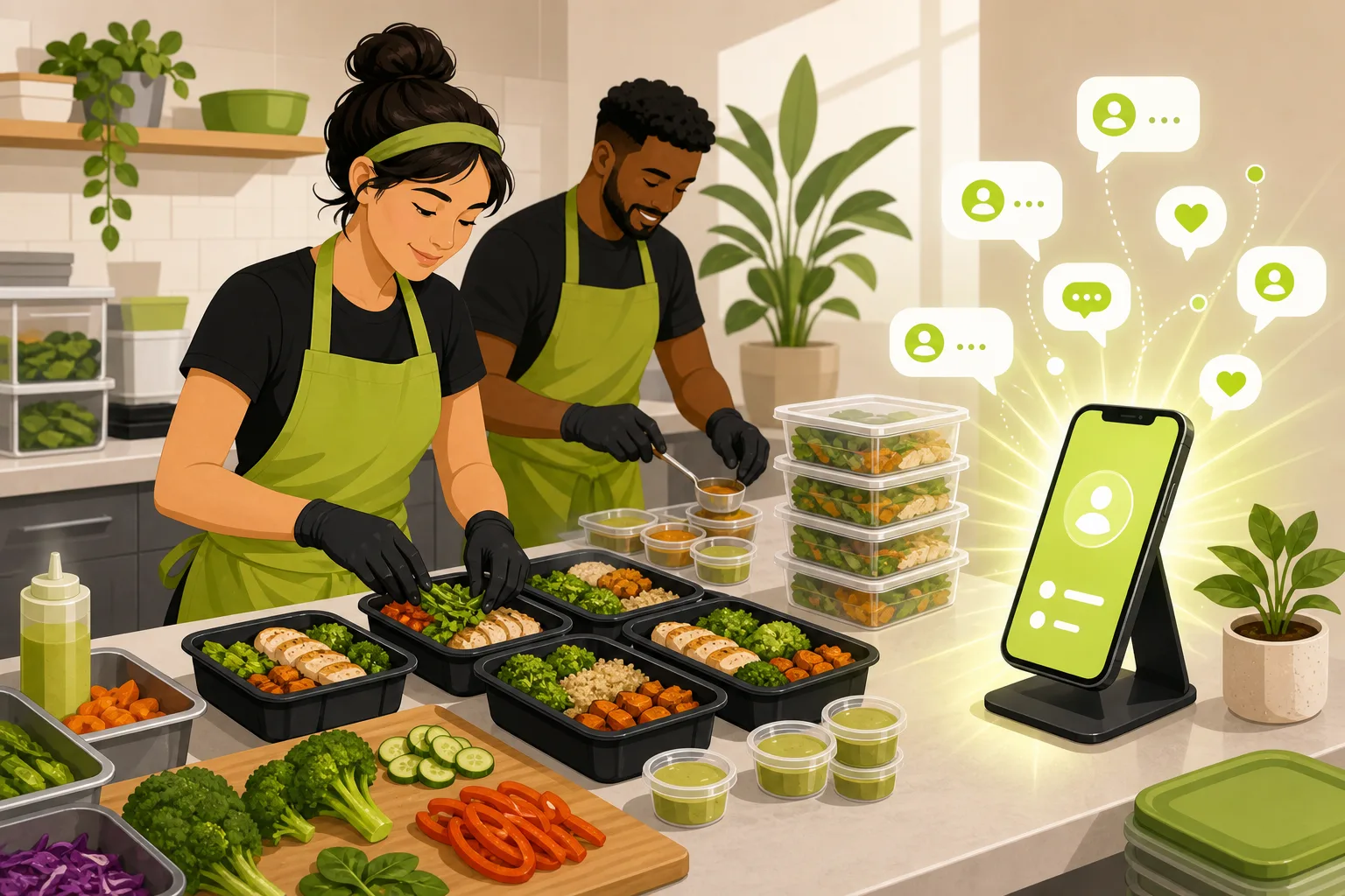 Illustration: Is a Website Worth It for a Meal Prep Service?