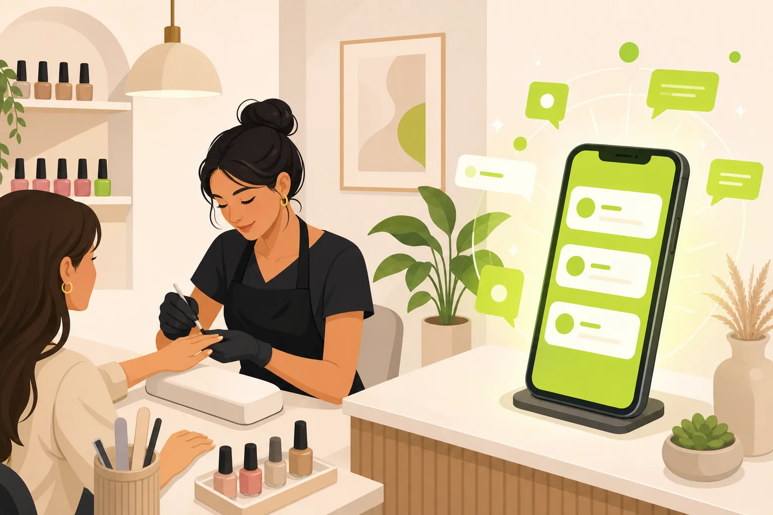 Illustration: Is a Website Worth It for a Nail Salon?