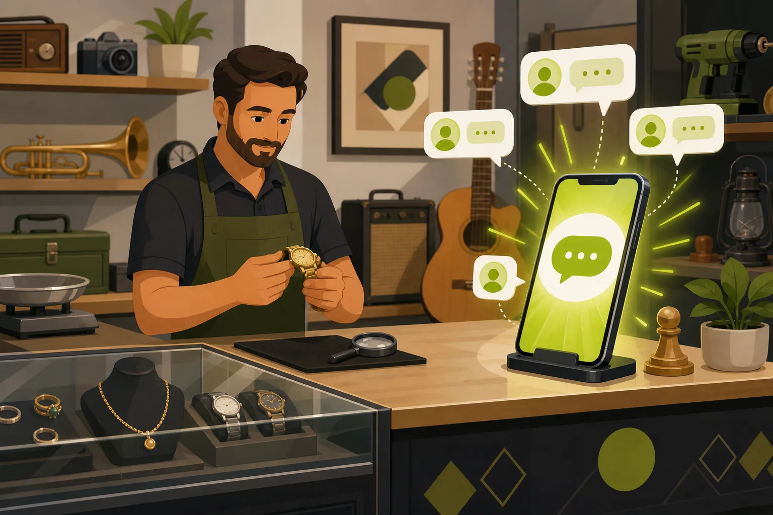 Illustration: Is a Website Worth It for a Pawn Shop?