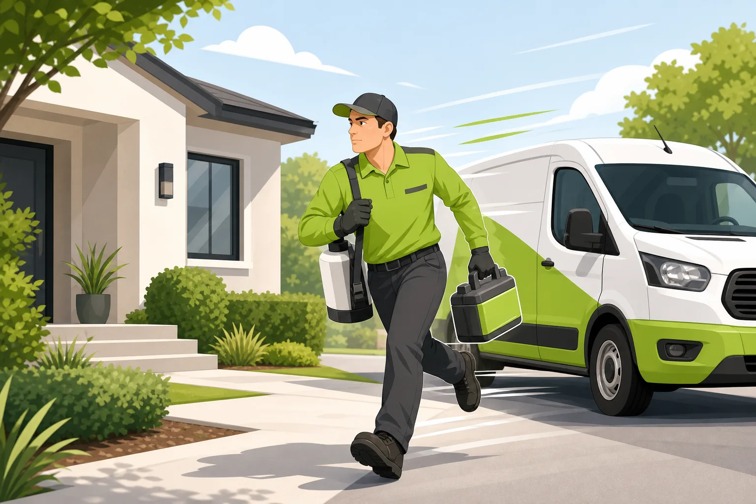 Illustration: How Pest Control Companies Win the Panic Search
