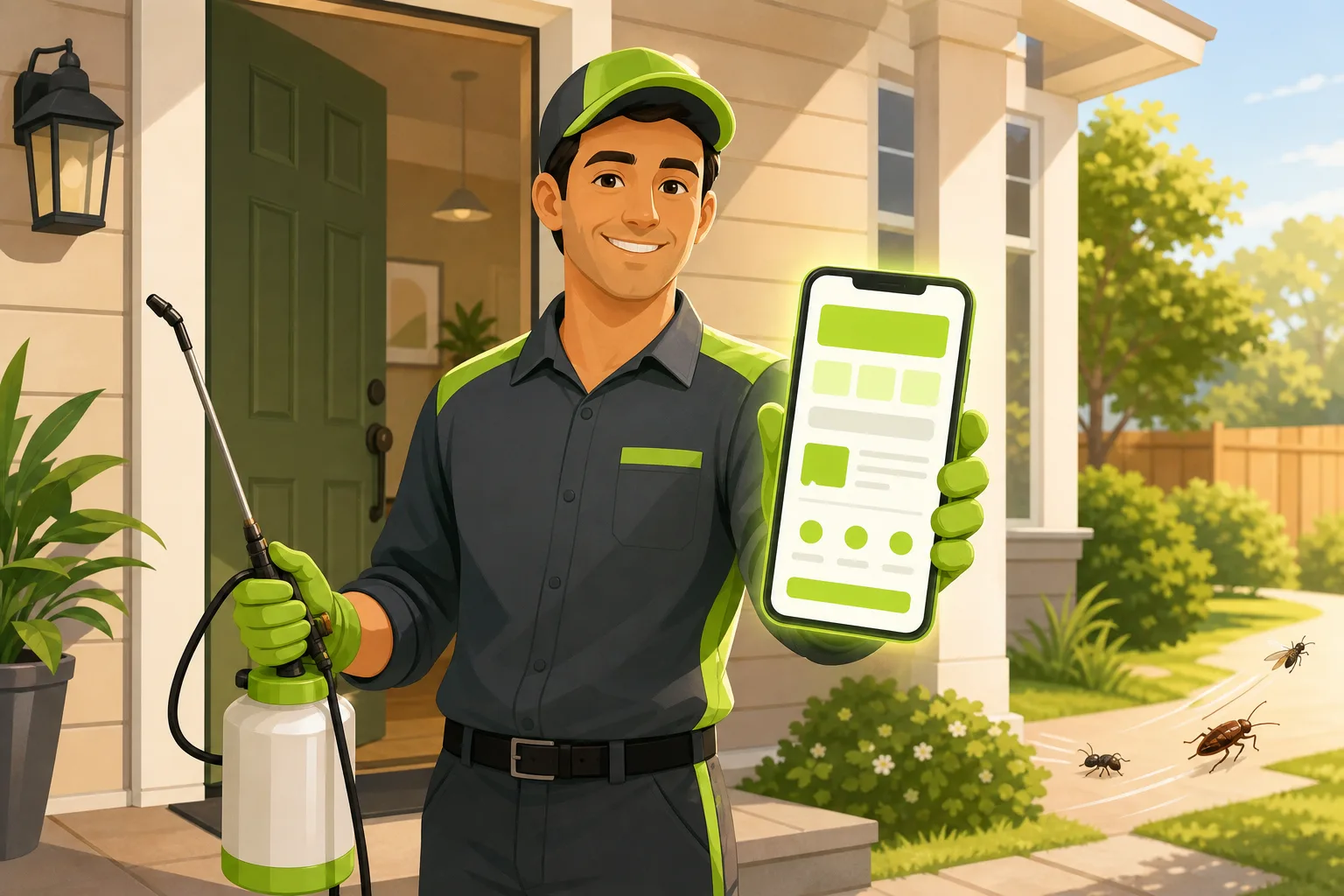 Illustration: How Pest Control Companies Win the Panic Search