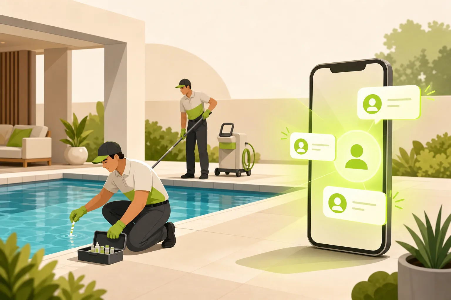 Illustration: Is a Website Worth It for a Pool Service Technician?
