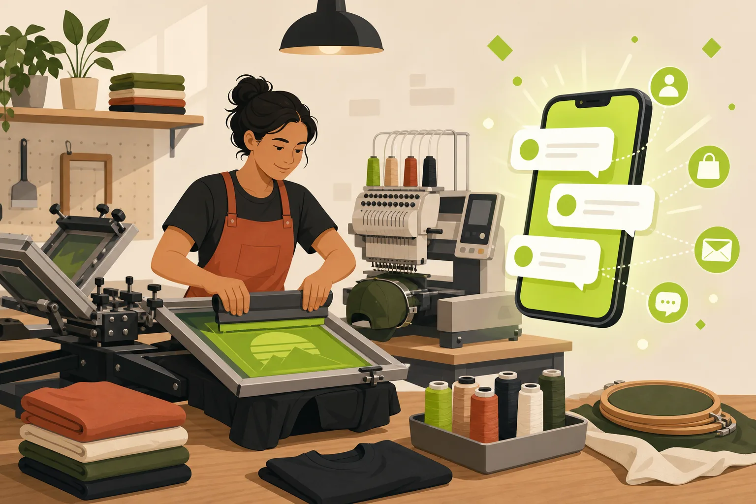 Illustration: Is a Website Worth It for a Screen Printer?