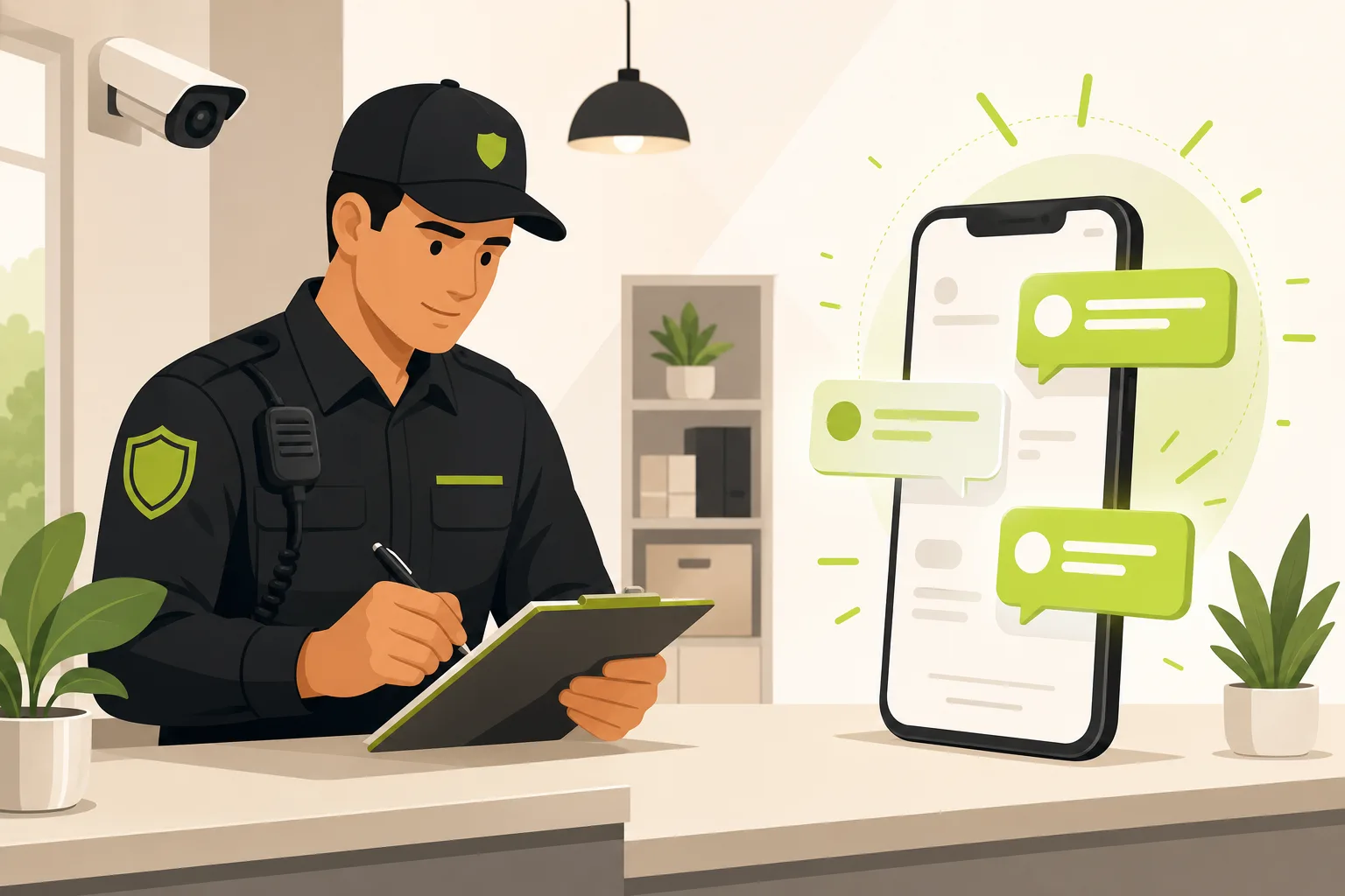 Illustration: Is a Website Worth It for a Security Company?