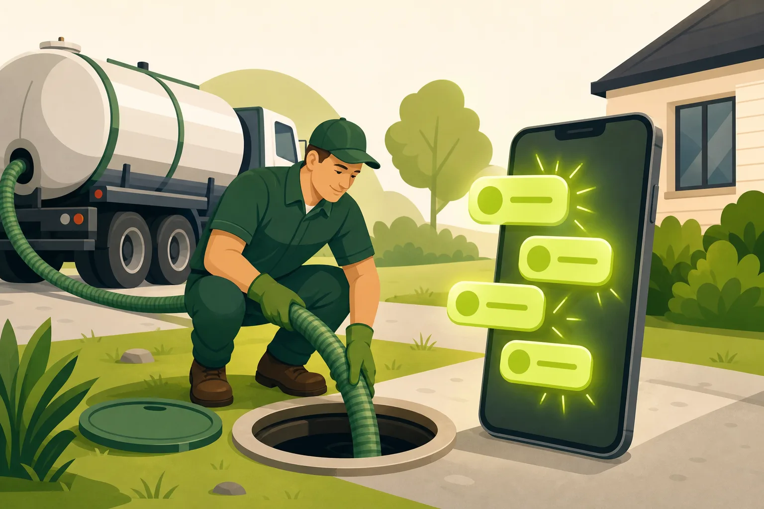Illustration: Is a Website Worth It for a Septic Company?