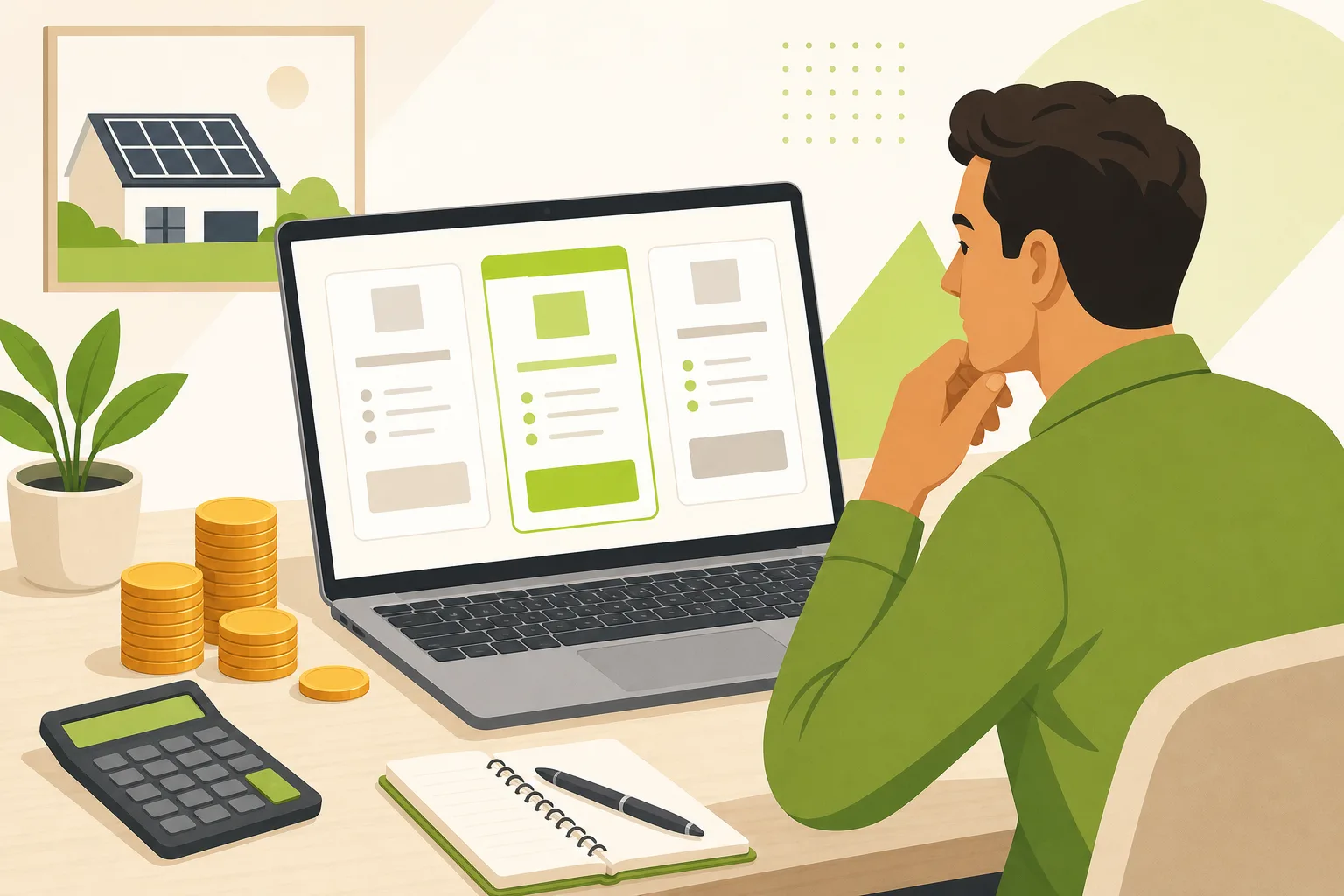 Illustration: How Much Does a Solar Installer Website Cost?