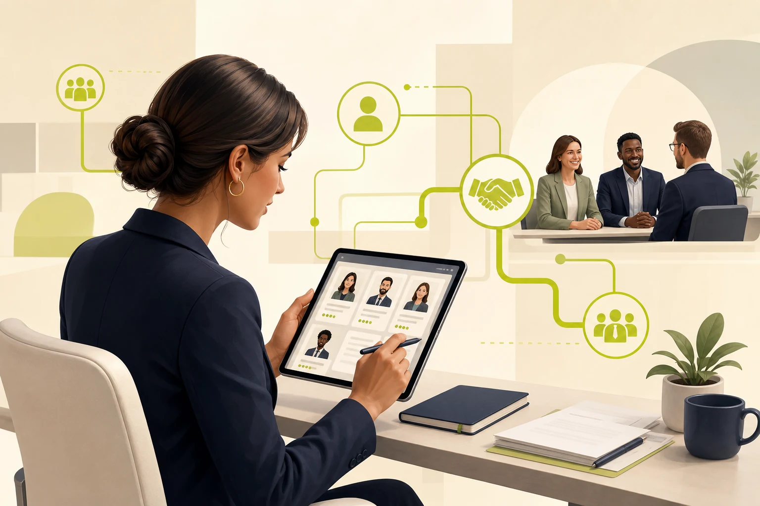 Illustration: What a Staffing Agency Website Needs to Win Better Clients