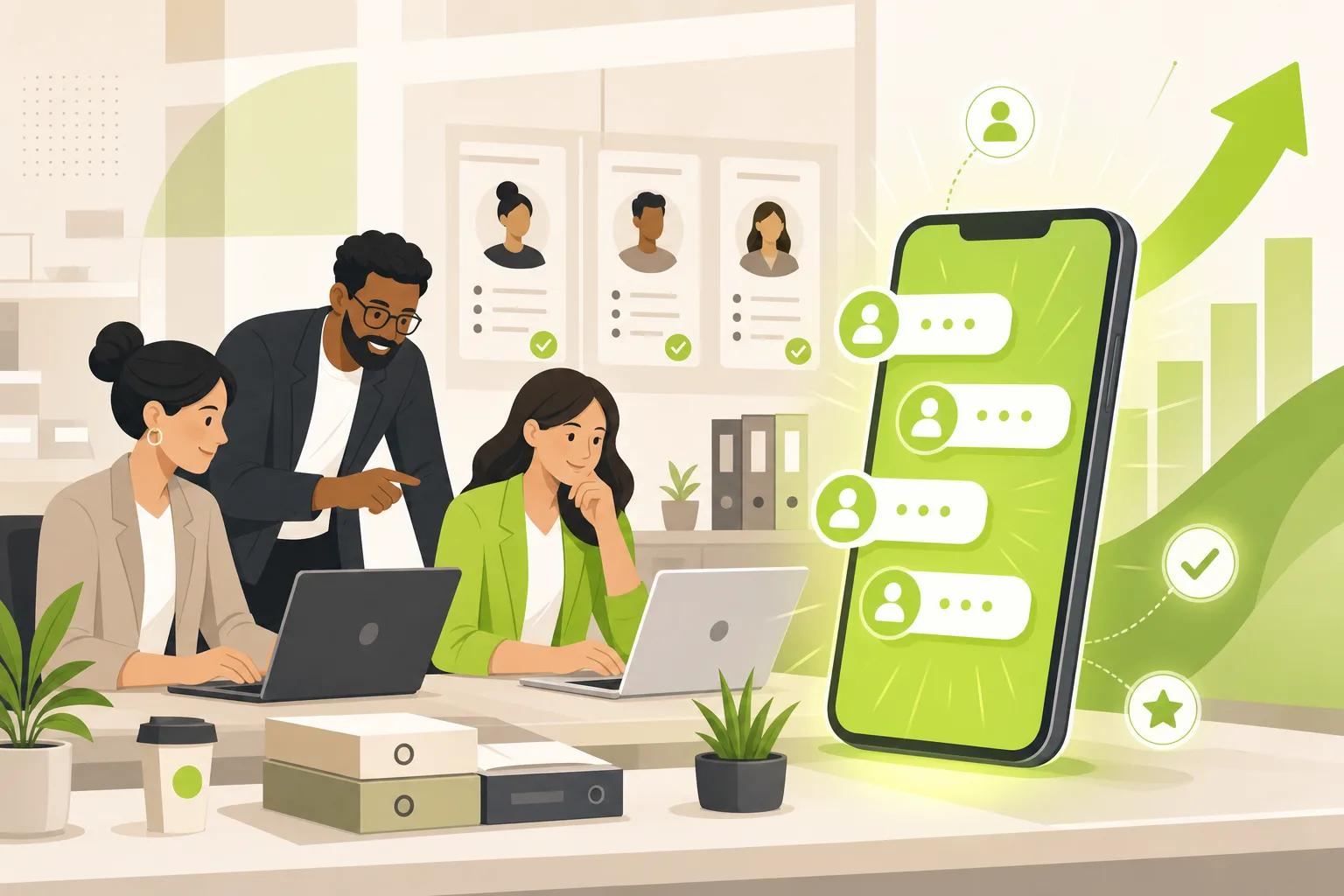 Illustration: Is a Website Worth It for a Staffing Agency?
