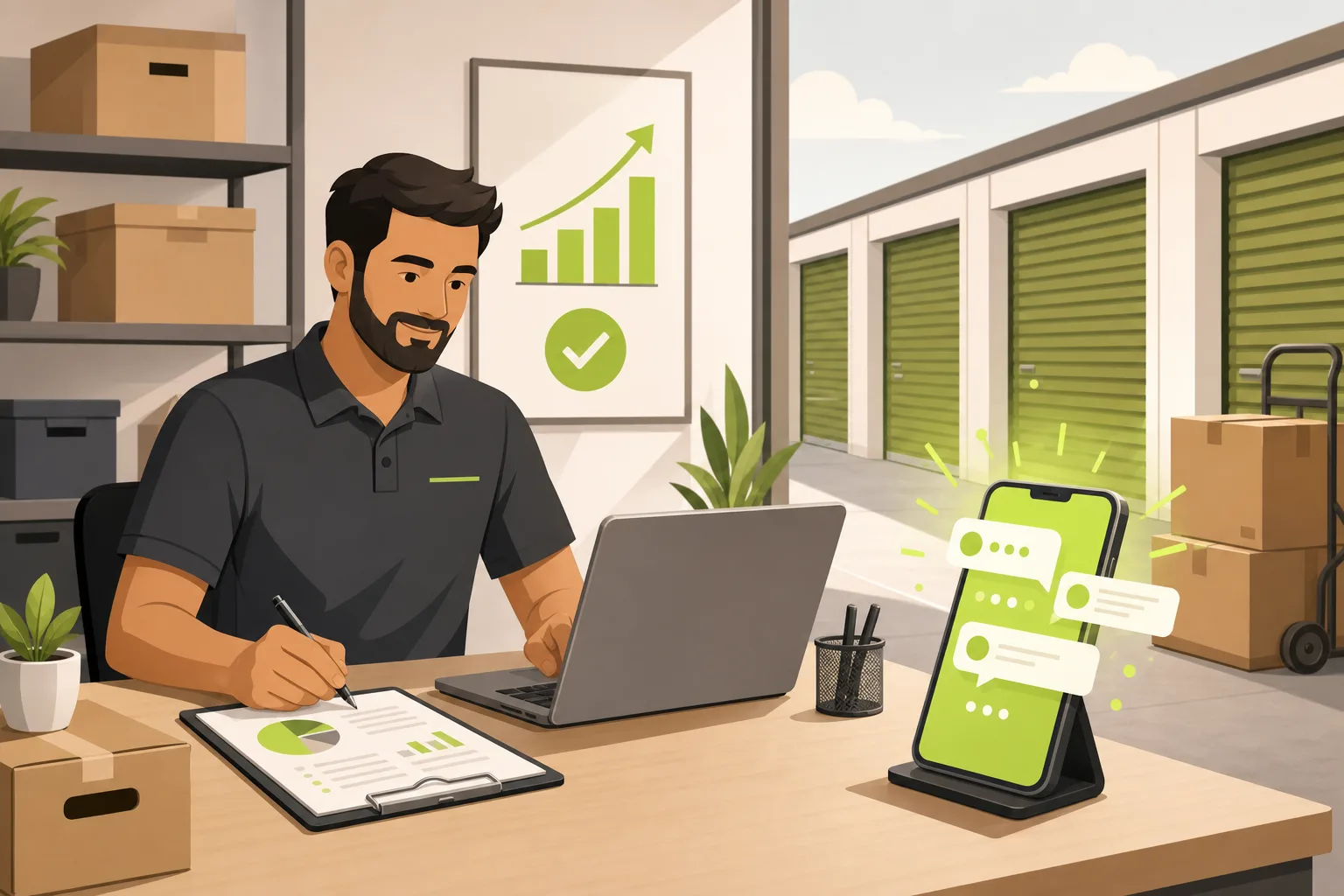Illustration: Is a Website Worth It for a Storage Facility?