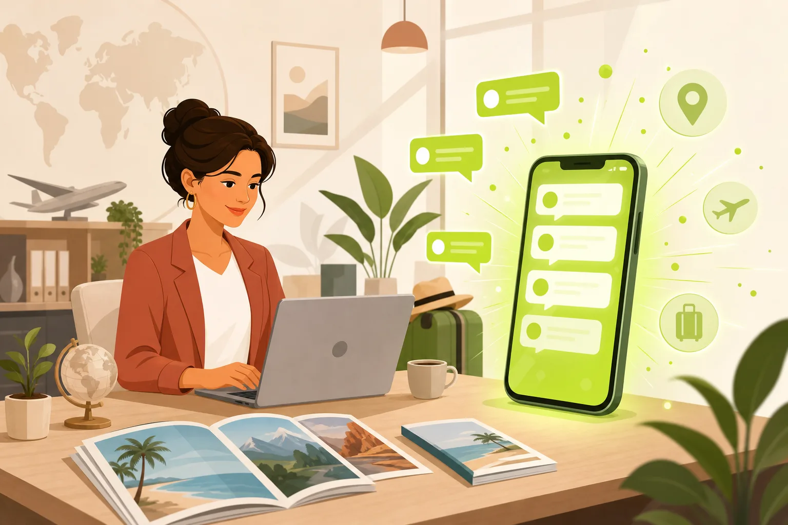 Illustration: Is a Website Worth It for a Travel Agent?
