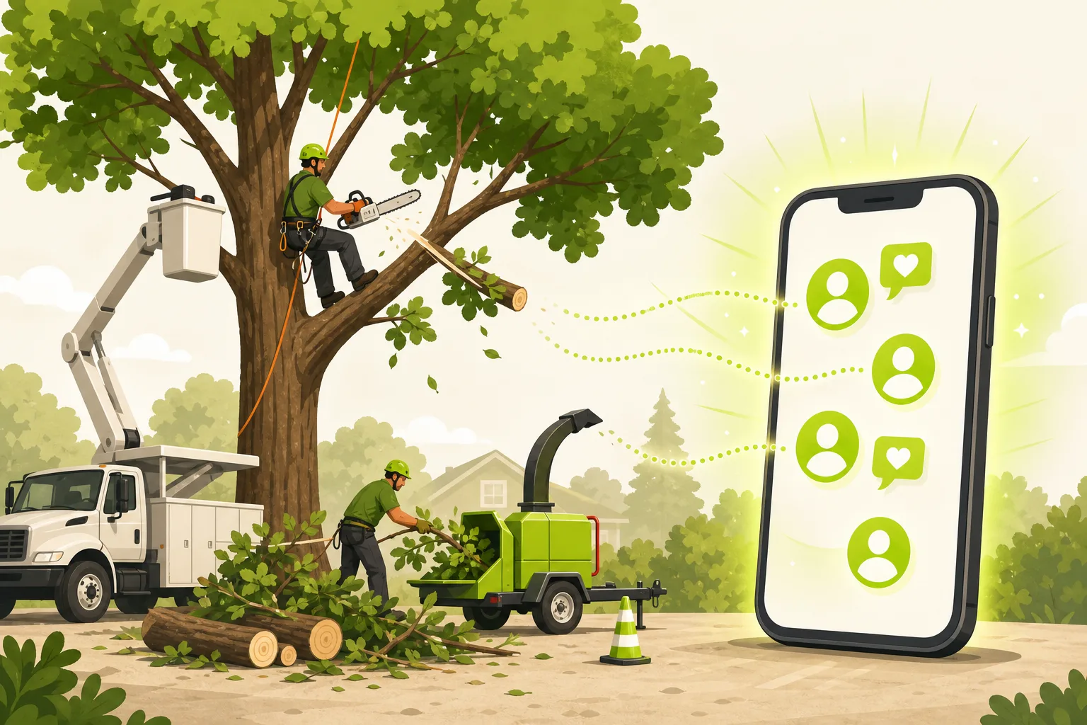 Illustration: Is a Website Worth It for a Tree Service?