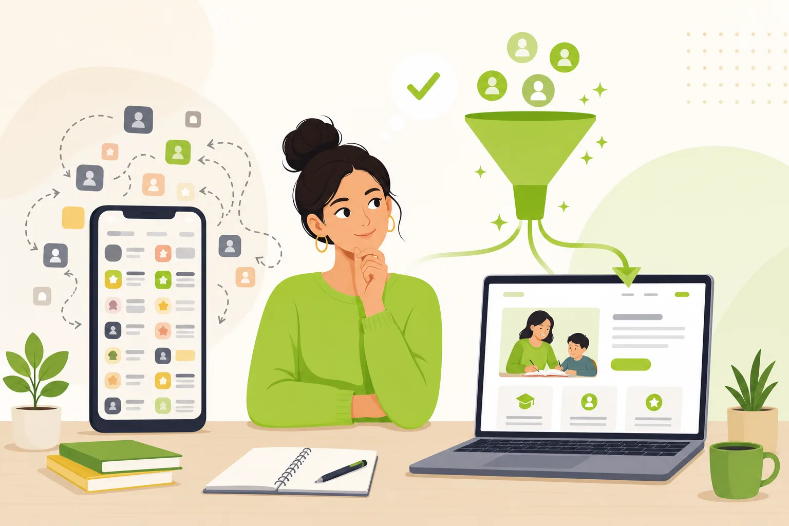 Illustration: Tutor vs. Wyzant: Owning Your Own Pipeline