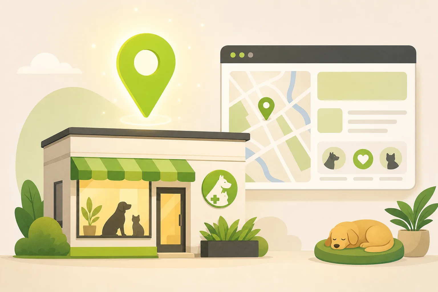 Illustration: Is Google Business Profile Enough for a Veterinarian?
