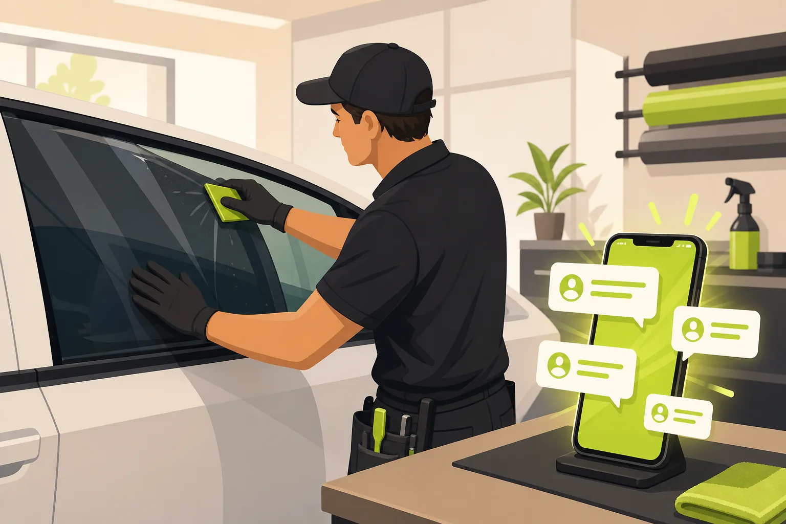 Illustration: Is a Website Worth It for a Window Tinting Shop?